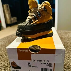Timberland Kids Euro Hiker Boots - Wheat Nubuck